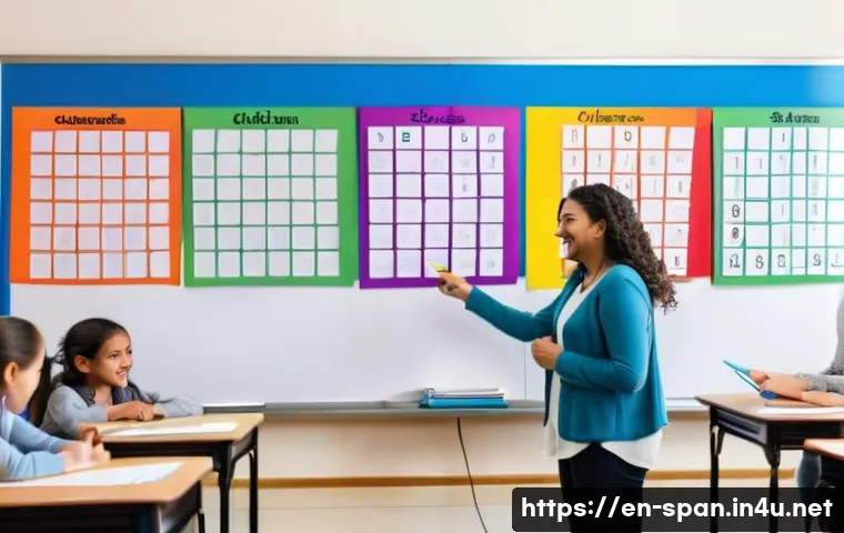 스페인어 숫자 읽는 법 - A vibrant and educational classroom scene with a diverse group of young adults practicing Spanish nu...
